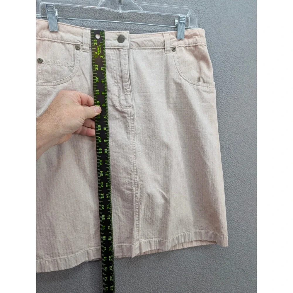 Woolrich Skirt Women's Size 10‎ Pink Casual Career A-Line Cotton Lightweight Y2K